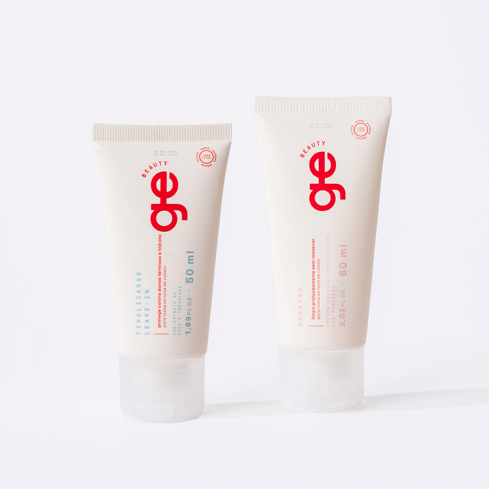 Dupla Travel Size Shampoo Sem Sulfato + Leave-in | GE Beauty