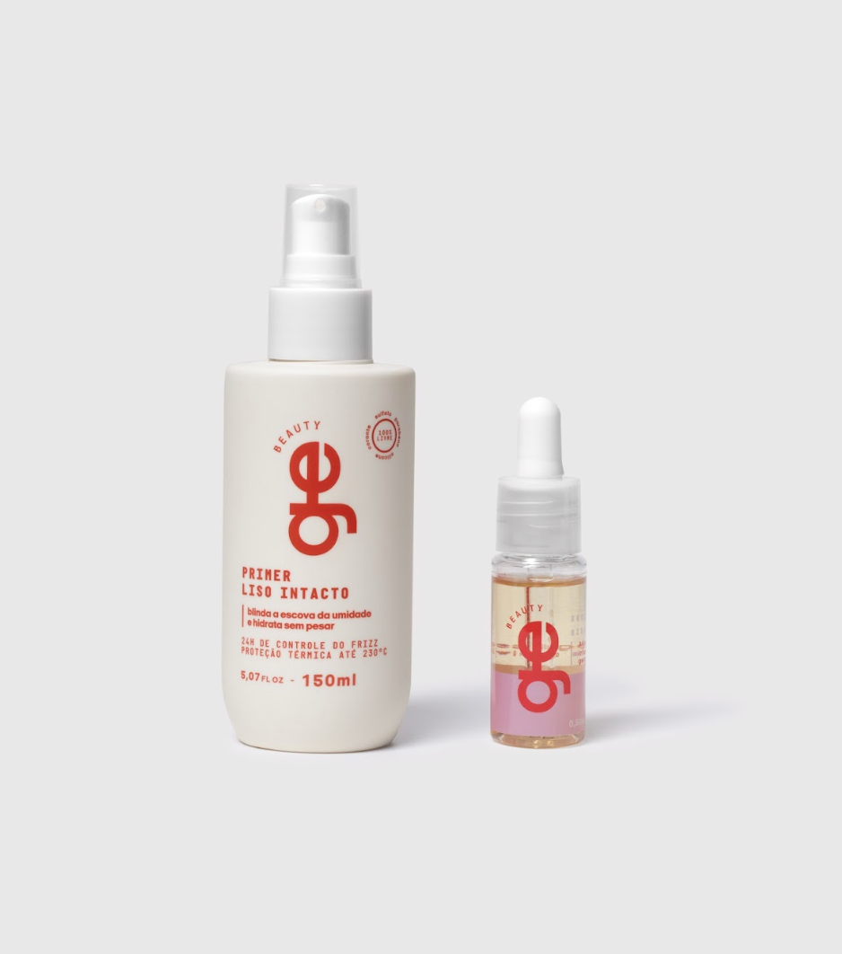 Faça uma escova de salão em casa com o Primer Liso Intacto GE Beauty