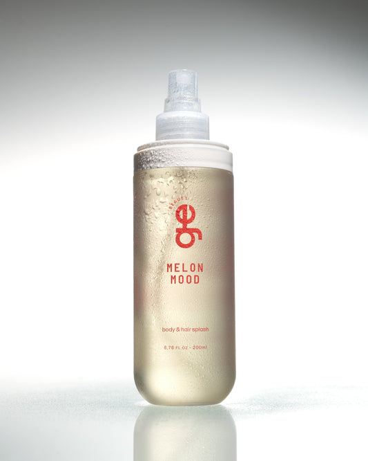 Perfume para pele e cabelo: chegou o Melon Mood Body & Hair Splash de GE Beauty