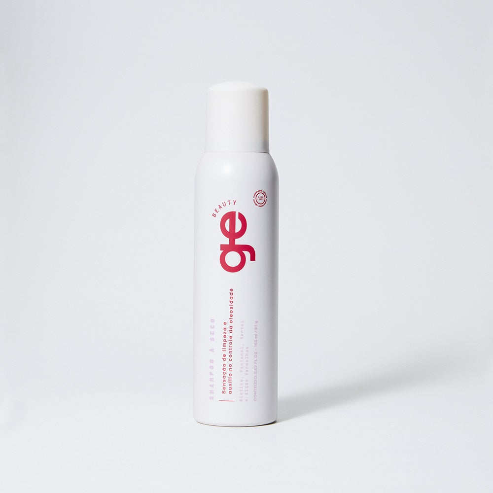 Shampoo a seco GE Beauty - limpeza rápida sem água para cabelos oleosos