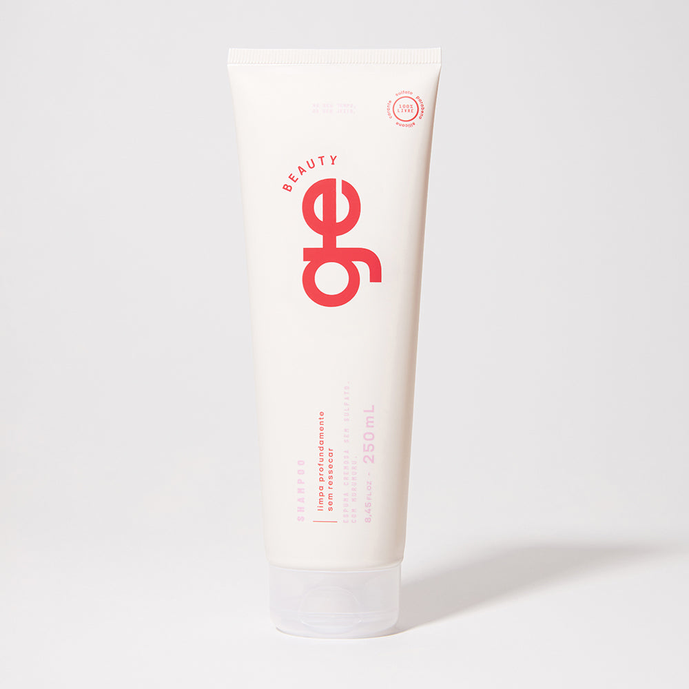 Shampoo sem sulfato GE Beauty - limpeza suave para todos os tipos de cabelo