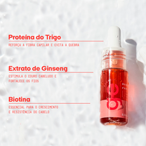 # O que o Booster Fortificante GE Beauty tem?
## Biotina: fortalece os fios desde a raiz e estimula o crescimento saudável