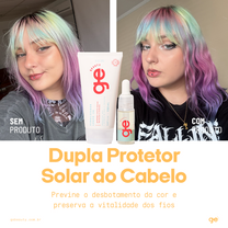 dupla protetor solar do cabelo