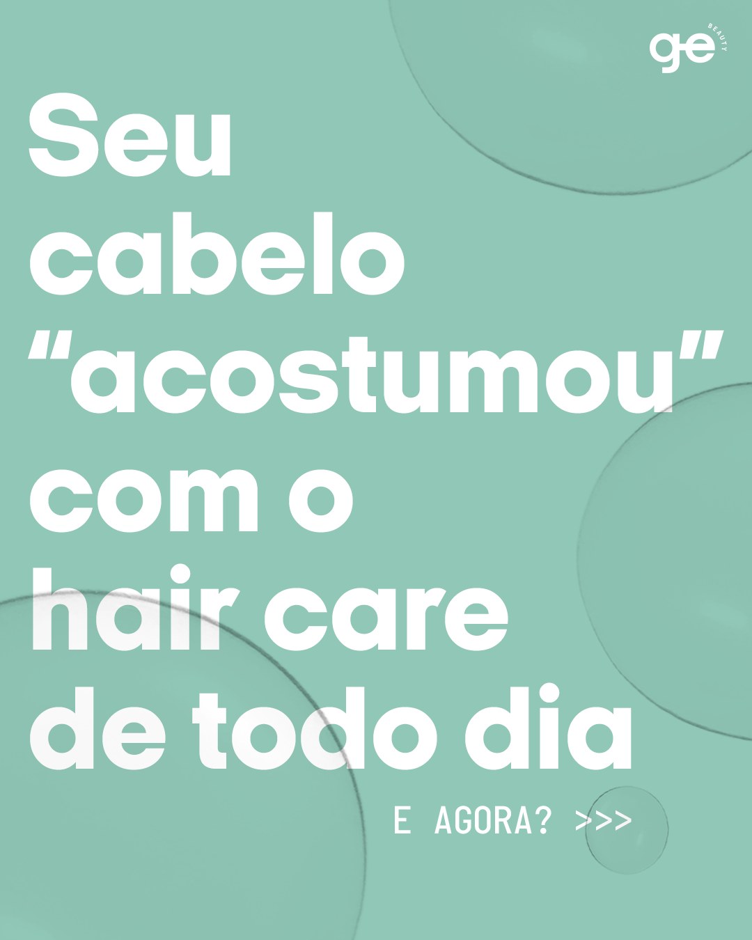 Seu cabelo acostumou com o hair care de todo dia? E agora?