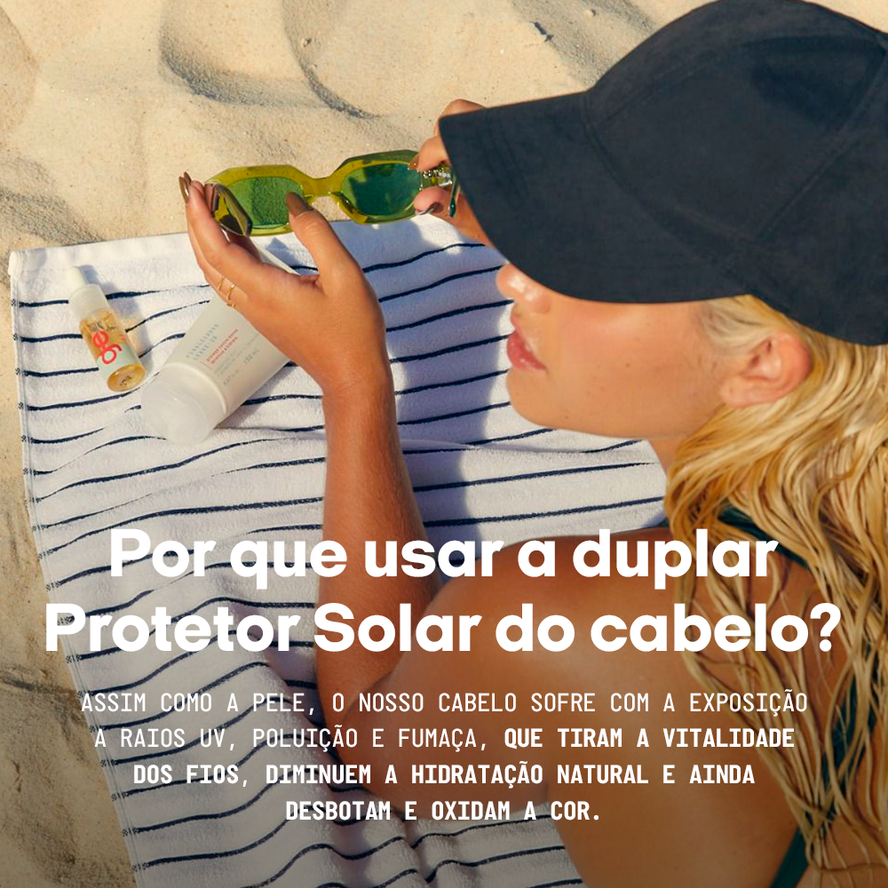 dupla protetor solar do cabelo