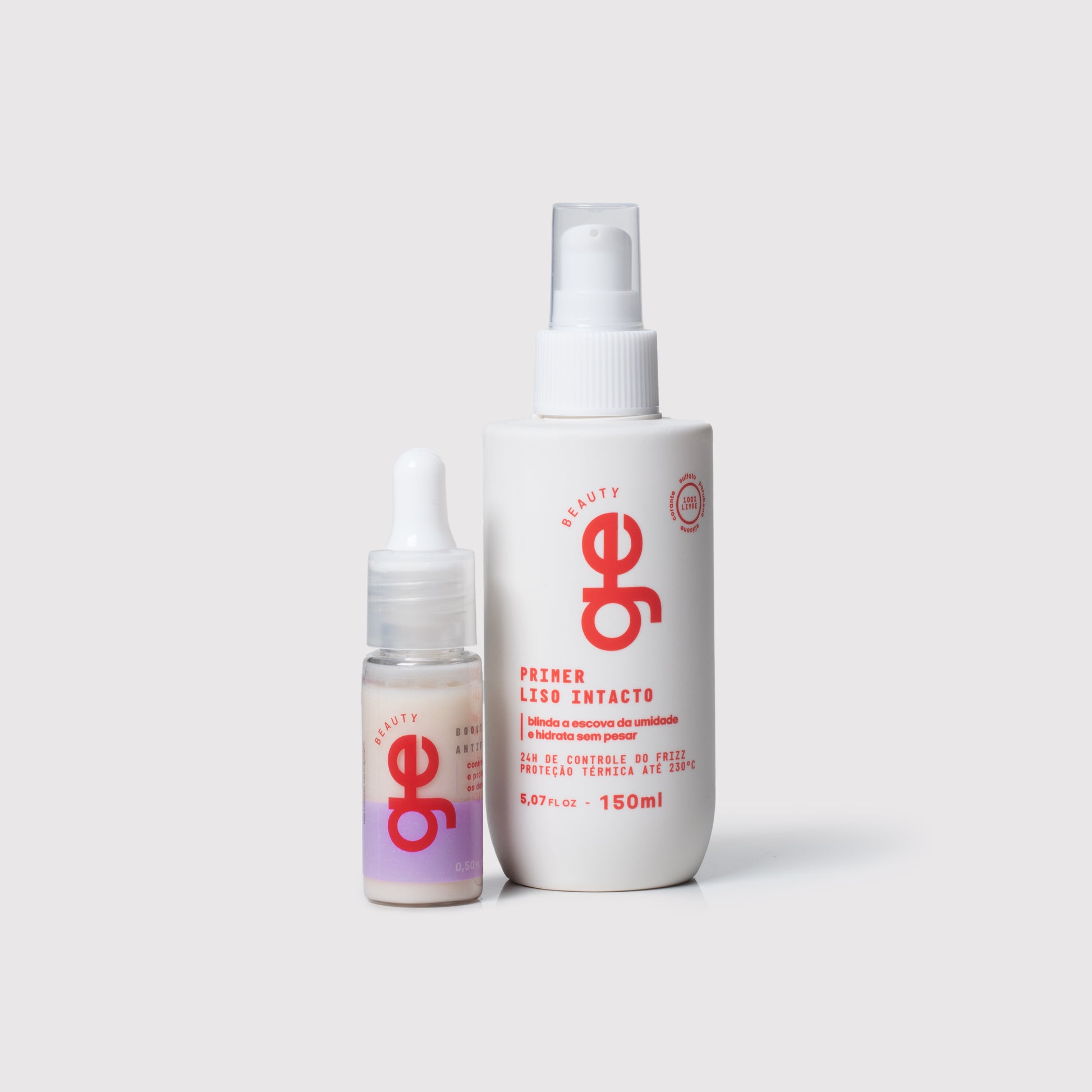 Kit liso sem frizz GE Beauty - conjunto de produtos para cabelos lisos e disciplinados