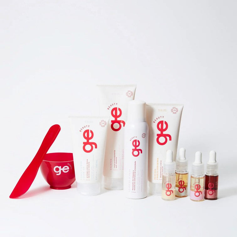 Kit rotina completa GE Beauty - conjunto completo para cuidados capilares diários