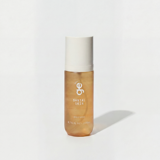 Santal Skin Body & Hair Mist GE Beauty, bruma amadeirada para cabelo e corpo