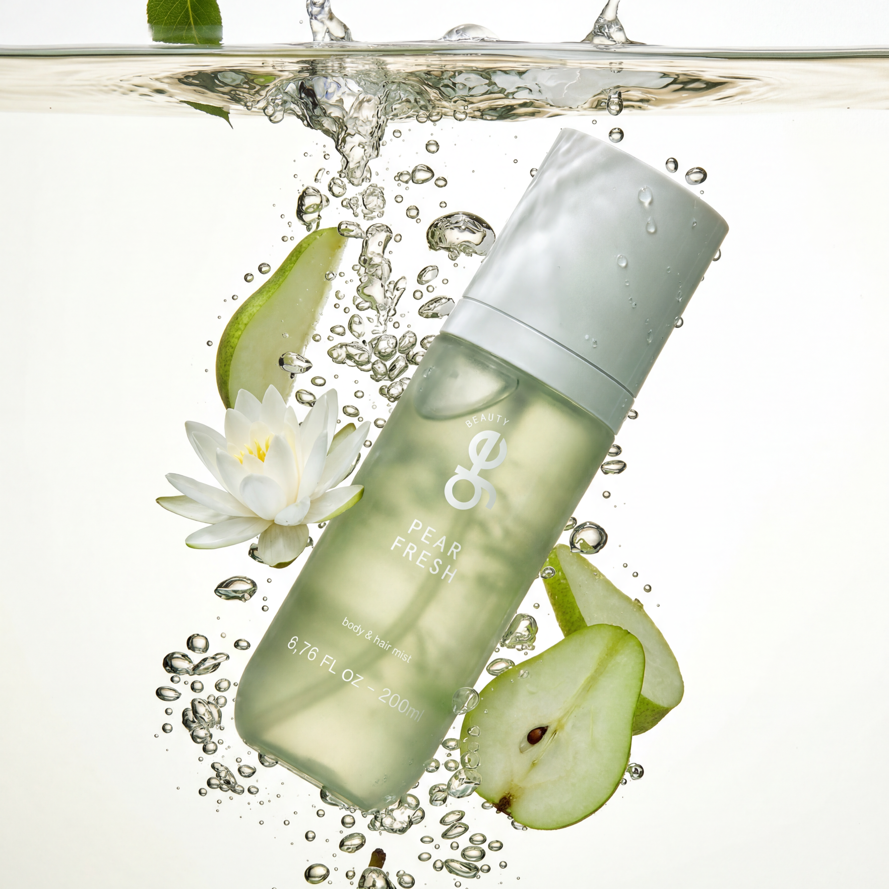 Pear Fresh Body & Hair Mist GE Beauty, bruma perfumada de pera para cabelo e corpo